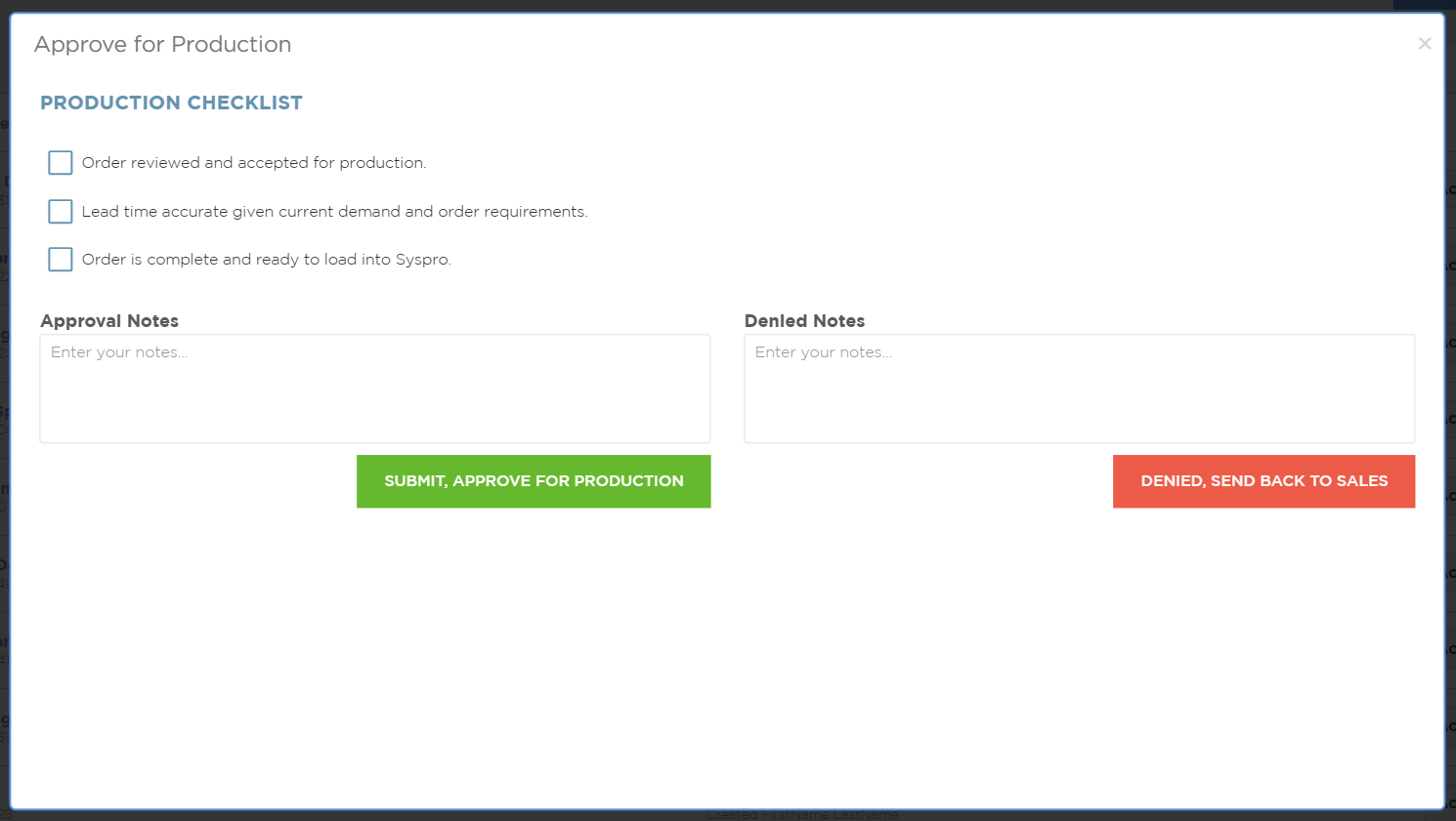 Actions Menu | Space3 Documentation