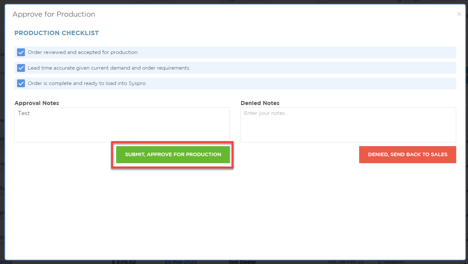 Actions Menu | Space3 Documentation