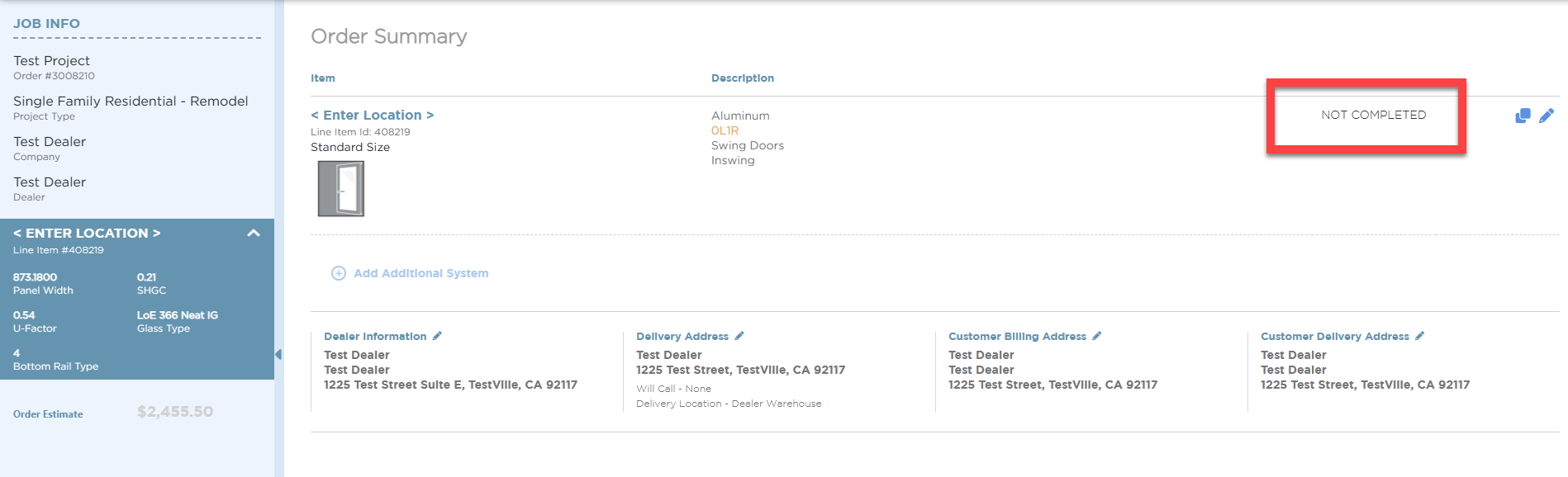 Creating a New Quote | Space3 Documentation