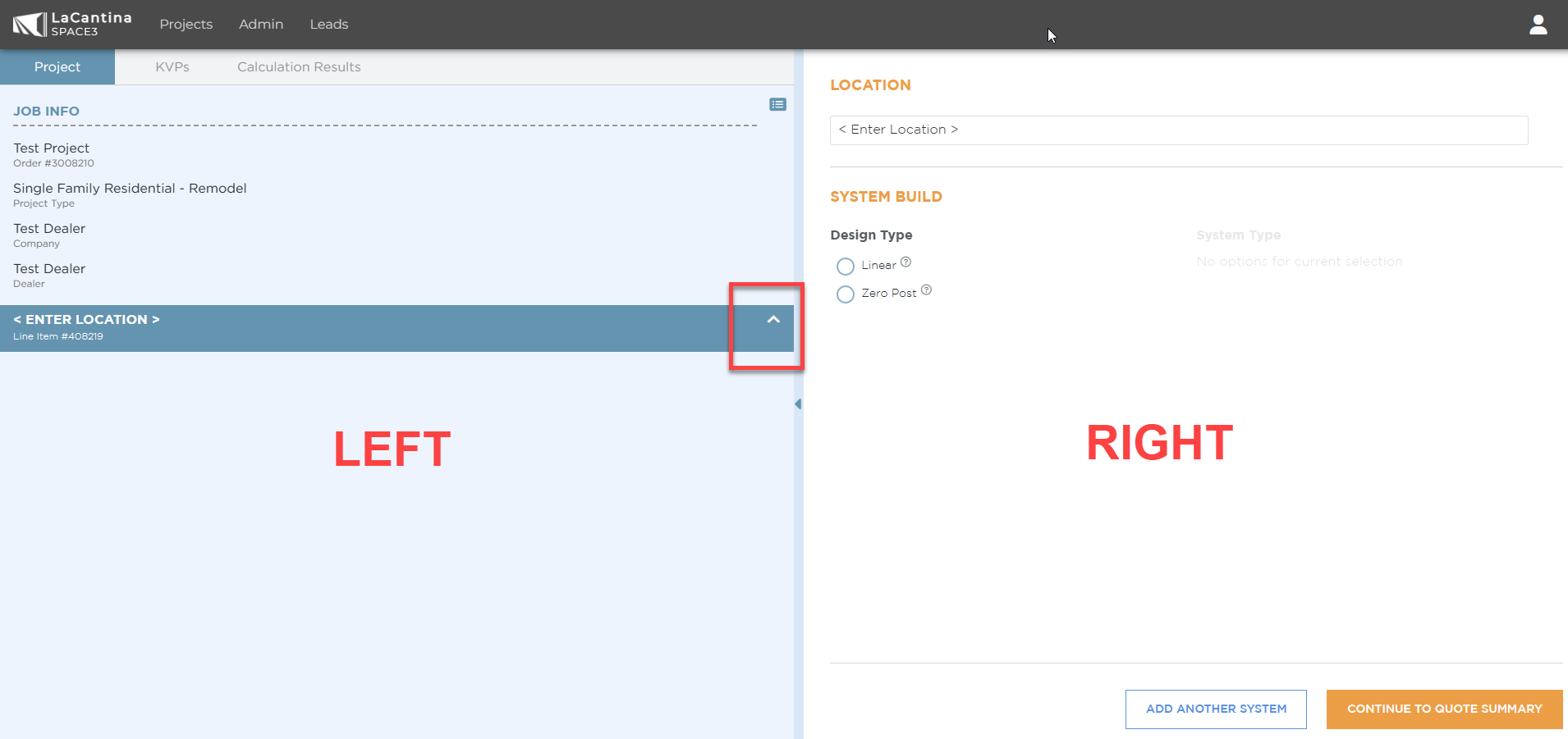 Creating a New Quote | Space3 Documentation