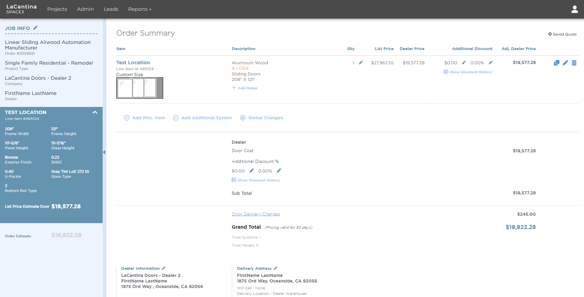 Creating a New Quote | Space3 Documentation