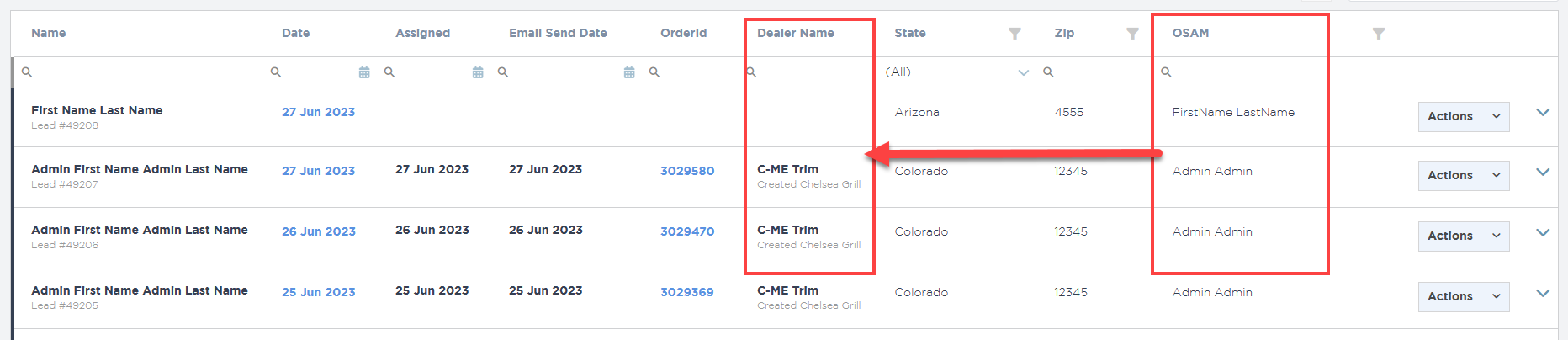 Creating New Leads | Space3 Documentation